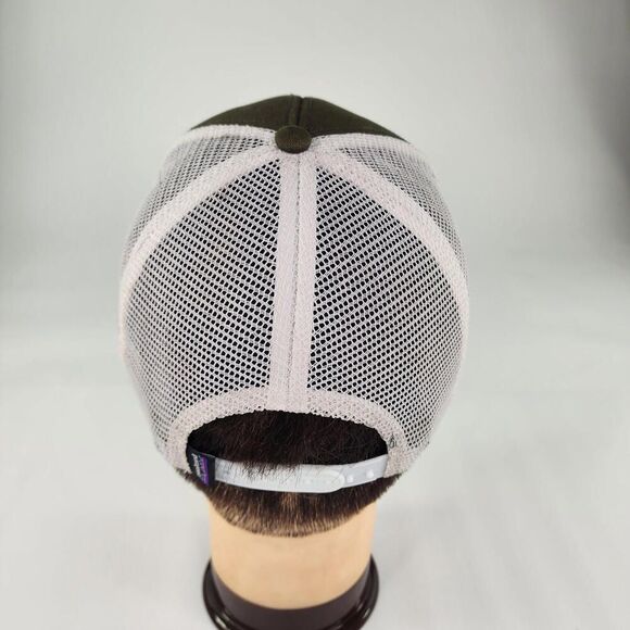 Patagonia Fitz Roy Bison Buffalo Green Trucker Hats Mesh Snapback Hat Cap - Picture 5 of 10